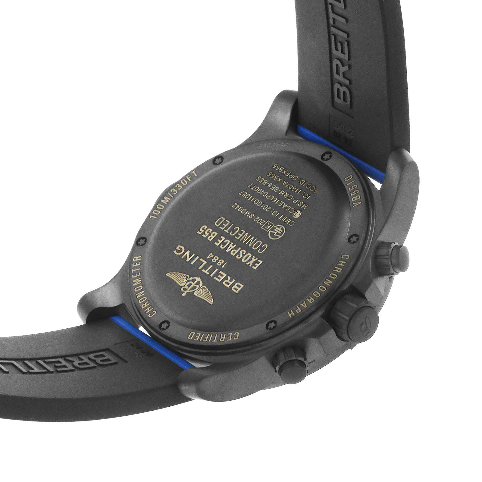 Breitling Professional Mens Black 46mm watch - Imagem 9