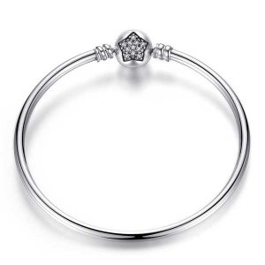 Clear CZ Star Bangle
