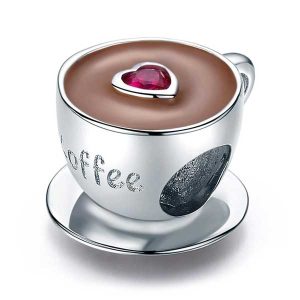 Coffee Lovers CZ Charm