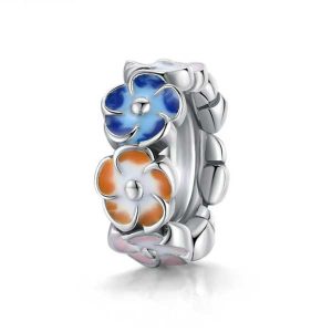 Colourful Hydrangea Spacer Charm