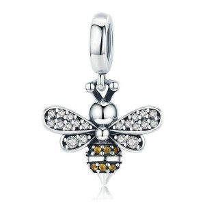 Crystal Bee Pendant Charm