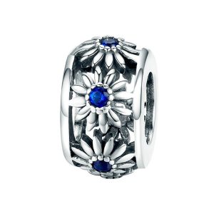 Daisy Flower Spacer Charm