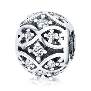 Dazzling Ball CZ Charm