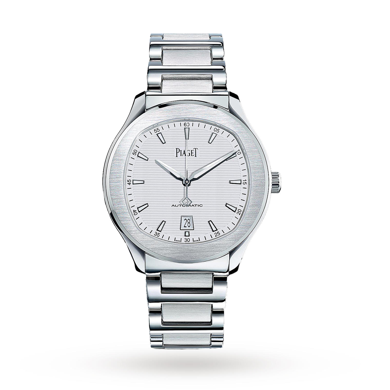 Piaget Polo Mens Silver 42mm watch