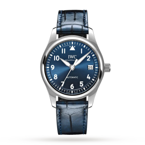 IWC Pilot Mens Blue 36mm watch