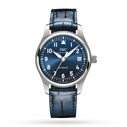 IWC Pilot Mens Blue 36mm watch - Imagem 2