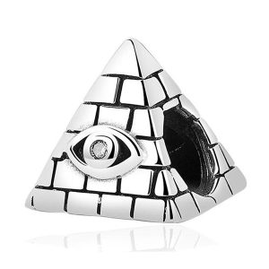 Egyptian Pyramid CZ Charm
