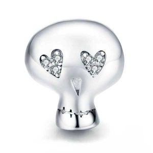 Halloween Skull CZ Charm