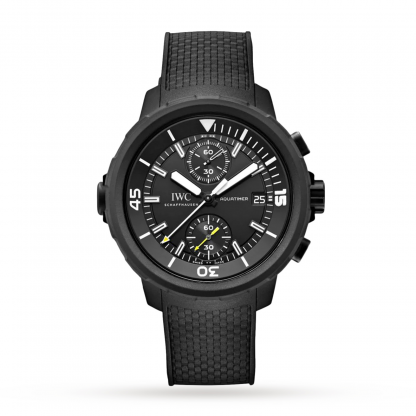 IWC Aquatimer Mens Black 44mm watch - Imagem 2