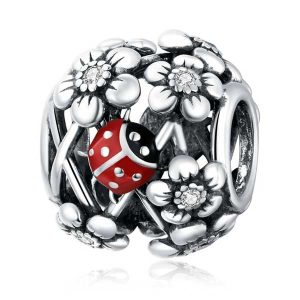 Ladybird’s Garden CZ Charm