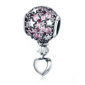 Love Balloon CZ Charm