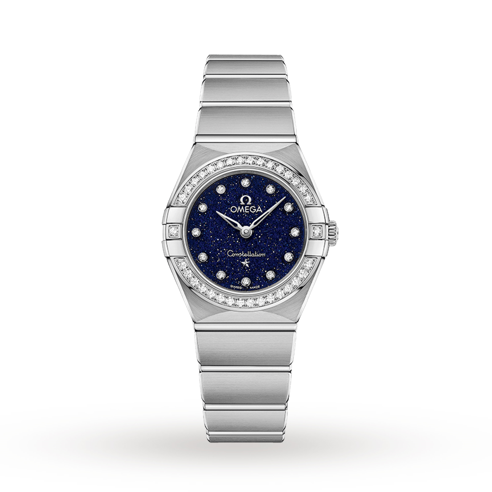 Omega Constellation Ladies Blue 25mm watch