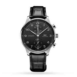 IWC Portugieser Mens Black 41mm watch