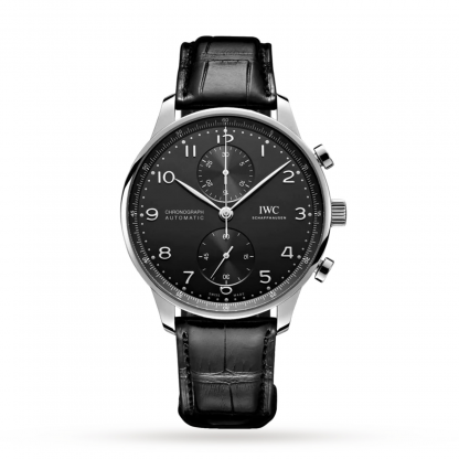 IWC Portugieser Mens Black 41mm watch - Imagem 2