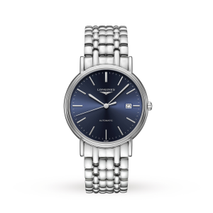 Longines Presence Mens Blue 38.5mm watch