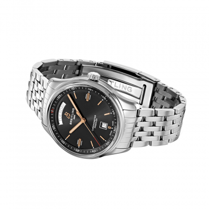 Breitling Premier Mens Black 40mm watch - Imagem 6