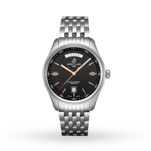 Breitling Premier Mens Black 40mm watch