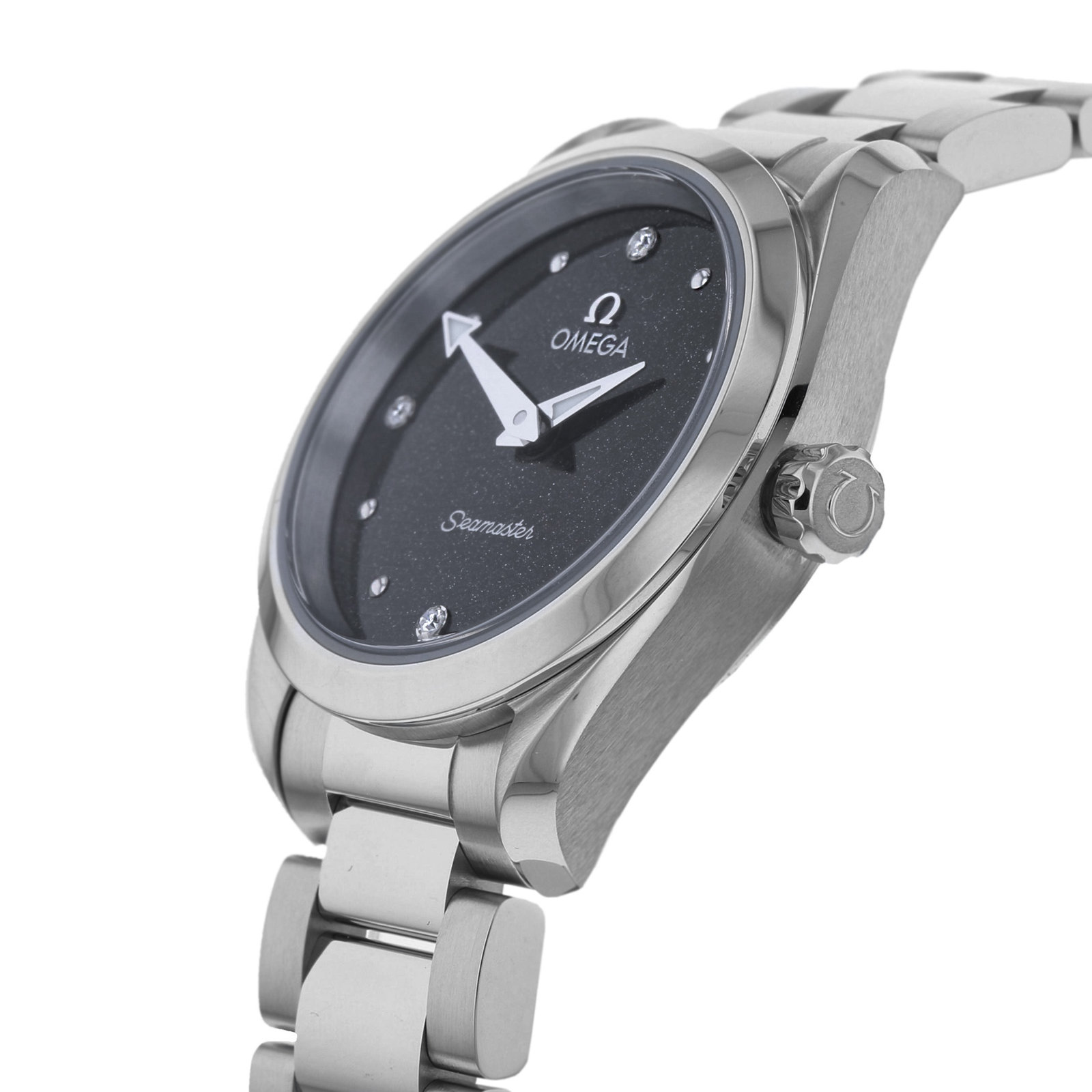 Omega Seamaster Aqua Terra Ladies Black 28mm watch - Imagem 3