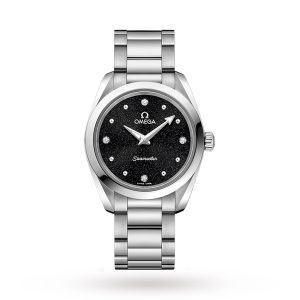 Omega Seamaster Aqua Terra Ladies Black 28mm watch