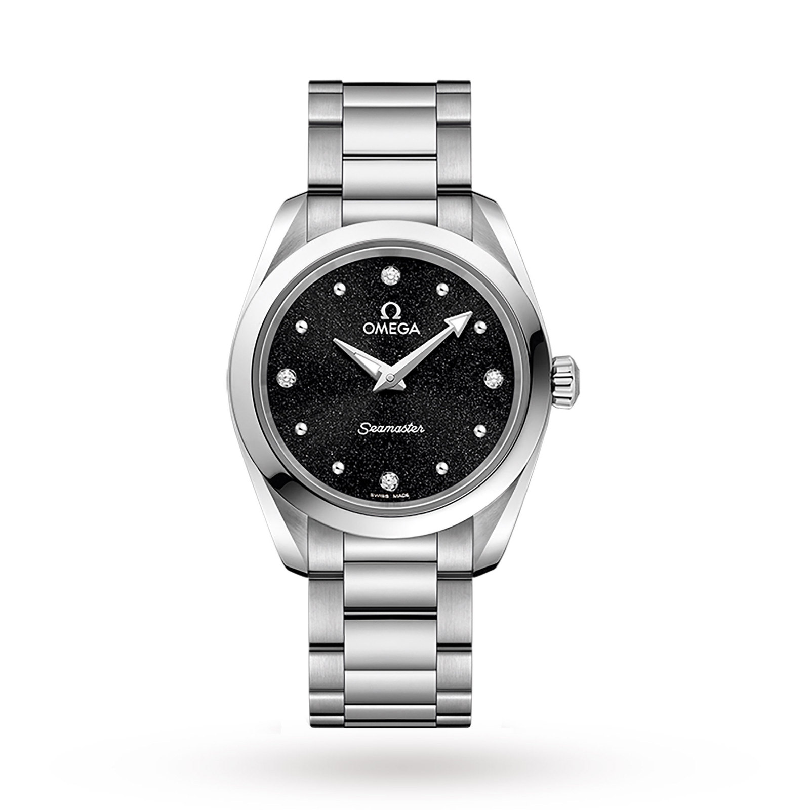 Omega Seamaster Aqua Terra Ladies Black 28mm watch