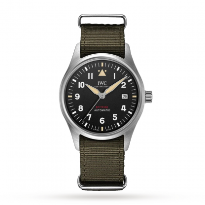IWC Pilot Mens Black 39mm watch - Imagem 2