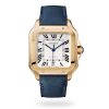 Santos de Cartier Mens Silver 40mm watch - Imagem 9