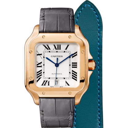 Santos de Cartier Mens Silver 40mm watch - Imagem 6