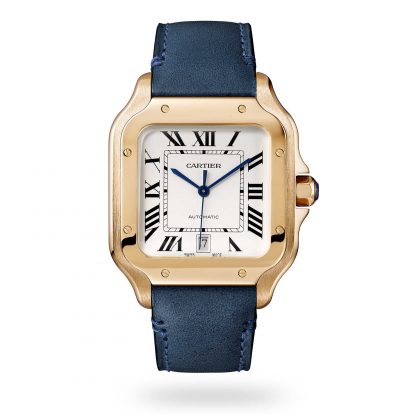 Santos de Cartier Mens Silver 40mm watch - Imagem 2