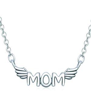Sterling Silver ‘MOM’ Necklace