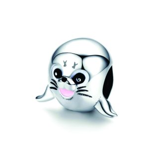 Silver Baby Seal Charm