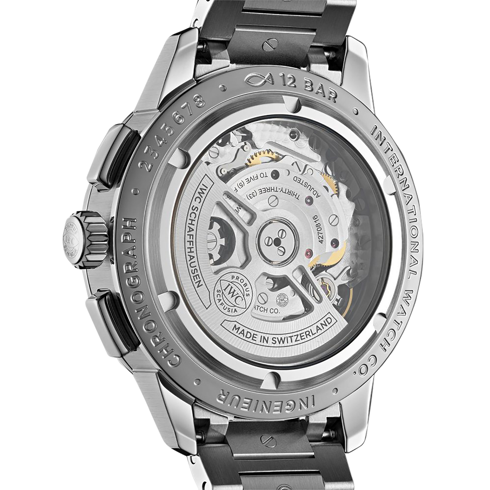 IWC Ingenieur Mens Blue 42mm watch - Imagem 3