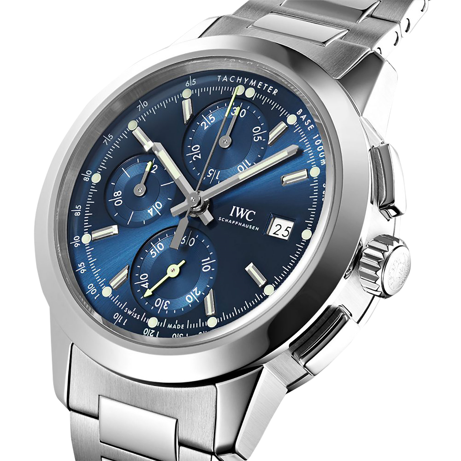IWC Ingenieur Mens Blue 42mm watch - Imagem 5