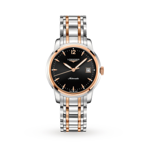Longines Saint Imier Mens Black 39mm watch