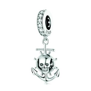 Pirate Ship Skull Pendant