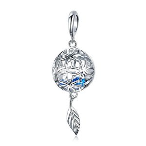 Preserved Flower Pendant Charm