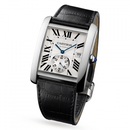 Cartier Tank MC Mens Silver 34mm watch - Imagem 4
