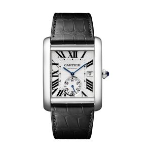 Cartier Tank MC Mens Silver 34mm watch