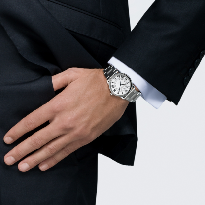Cartier Ronde Mens Silver 36mm watch - Imagem 4