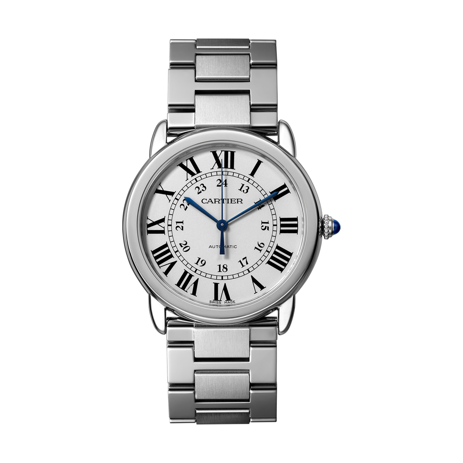Cartier Ronde Mens Silver 36mm watch