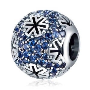Winter Snowflakes CZ Charm