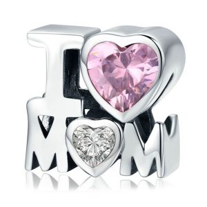 I Love Mom Charm