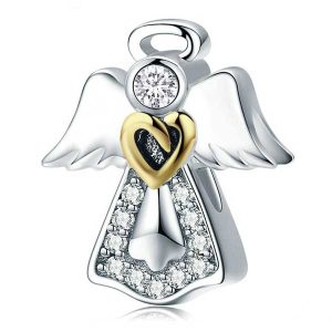 Guardian Angel CZ Charm