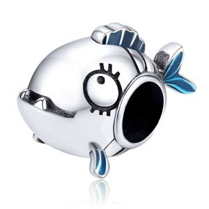 Piranha Fish Enamel Charm