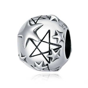 Starry Sky Silver Charm