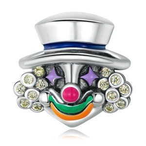 Circus Clown CZ Charm