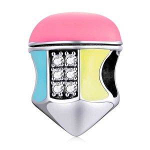 Colourful Pencil CZ Charm