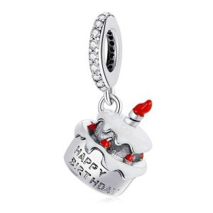 Birthday Cake Pendant Charm