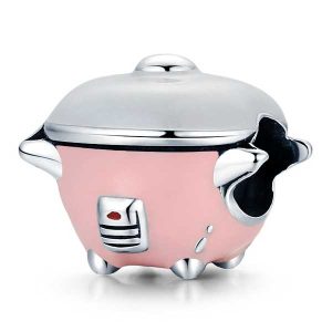 Little Crockpot Enamel Charm