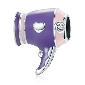 Little Hairdryer Enamel Charm
