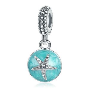 Starfish Enamel Dangle Charm